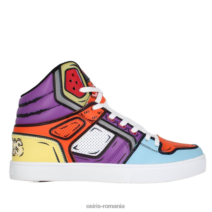 Osiris unisex clonare L8D8PR22 pantof alb/schiță