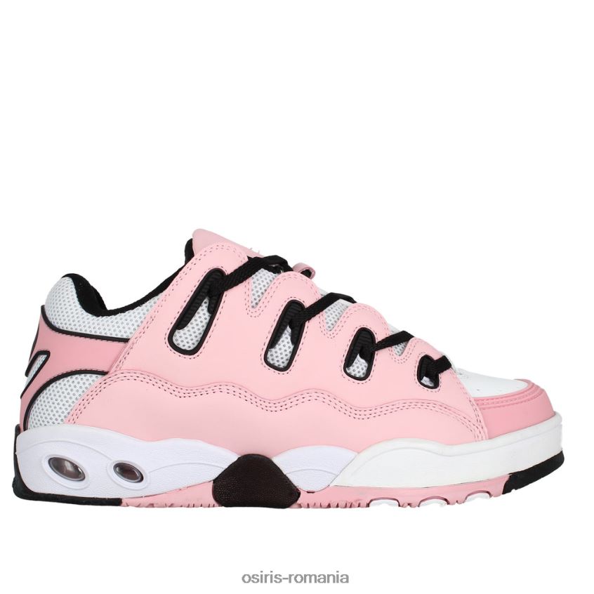 Osiris unisex d3 og L8D8PR7 pantof trandafir/alb/negru
